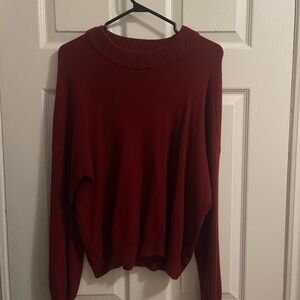 Women's Burgundy Sweater